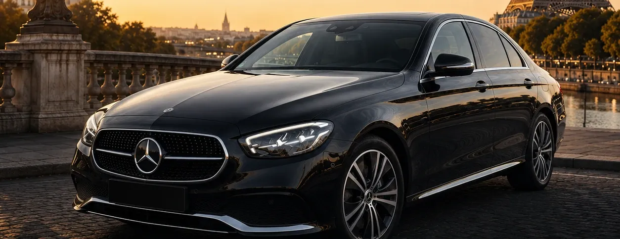 Mercedes Classe E noire de DAVIDCAR60, chauffeur privé VTC